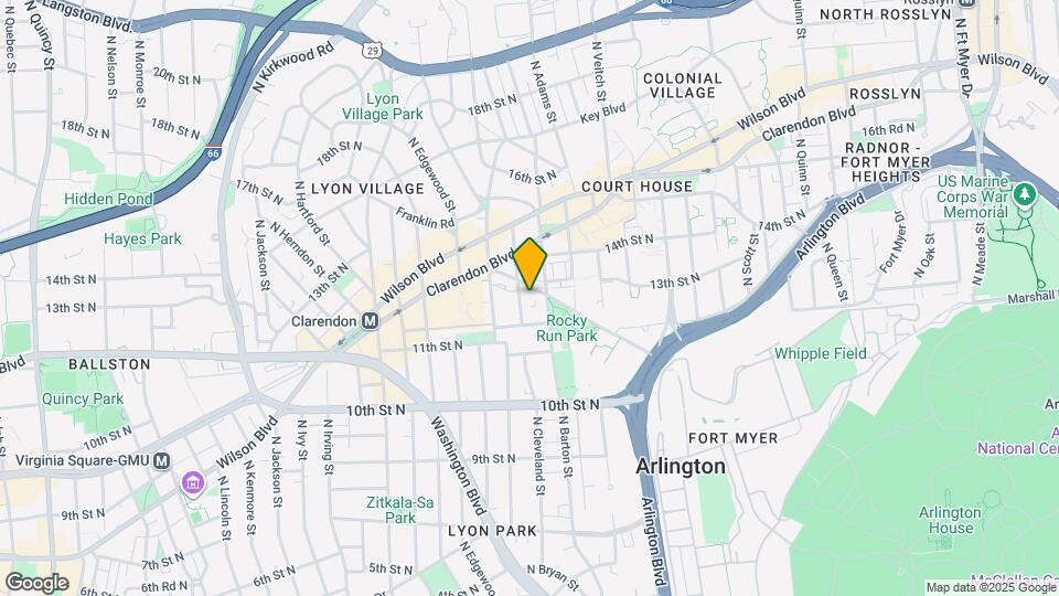 2540 Fairfax Dr Map and Location Details