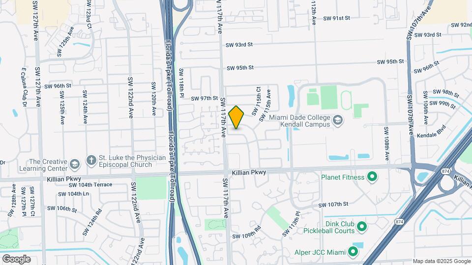 11605 SW 100th Terrace Map and Location Details