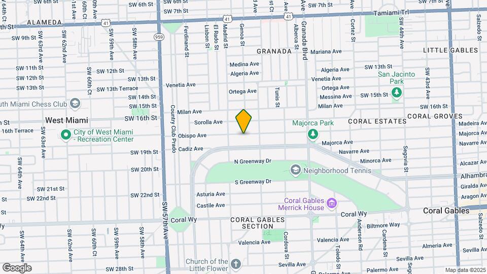 1230 Obispo Ave Mapa y Detalles de la Ubicación