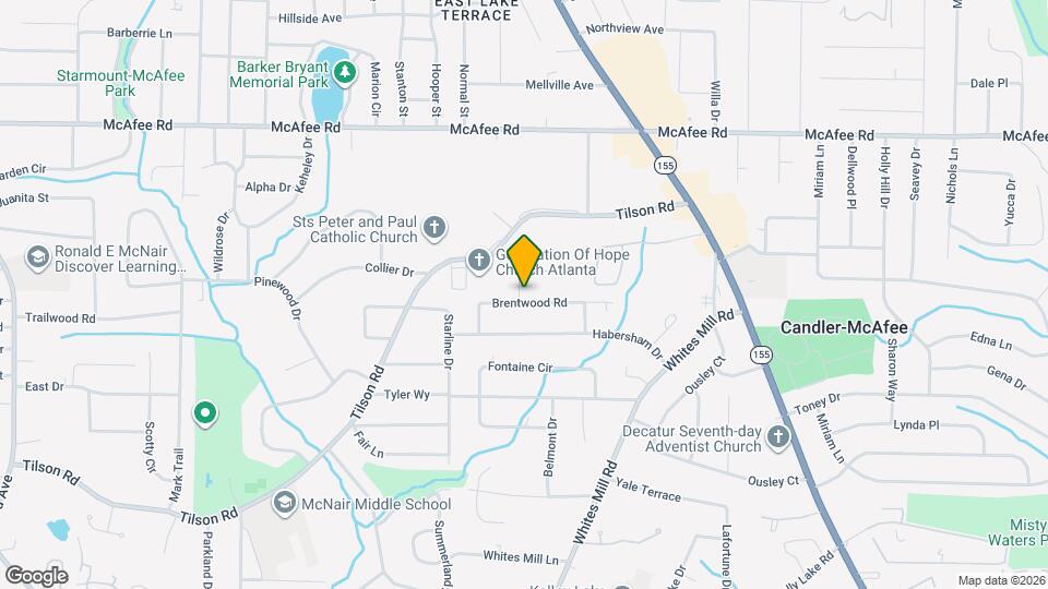 2500 Brentwood Rd Mapa y Detalles de la Ubicación