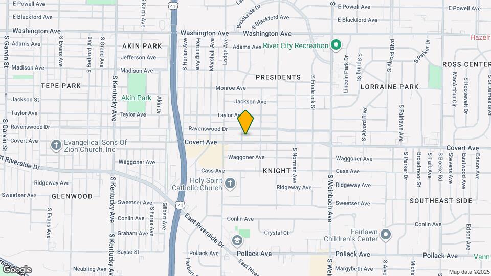 1506 Covert Ave Map and Location Details