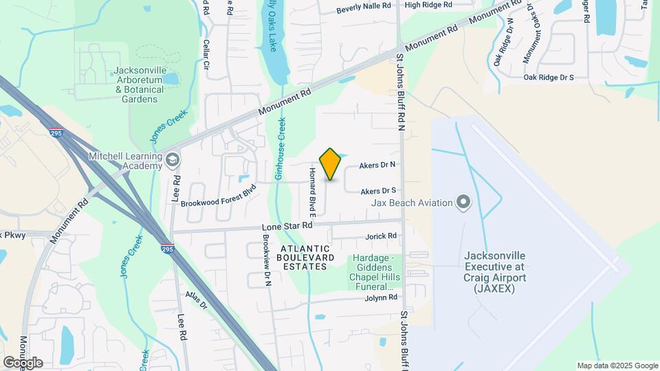 1177 Brookwood Bluff Rd E Map and Location Details