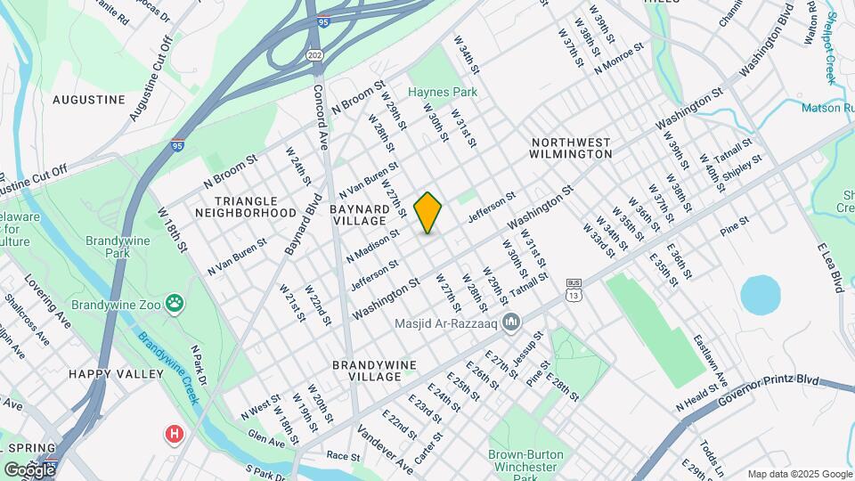 2709 Jefferson St Map and Location Details