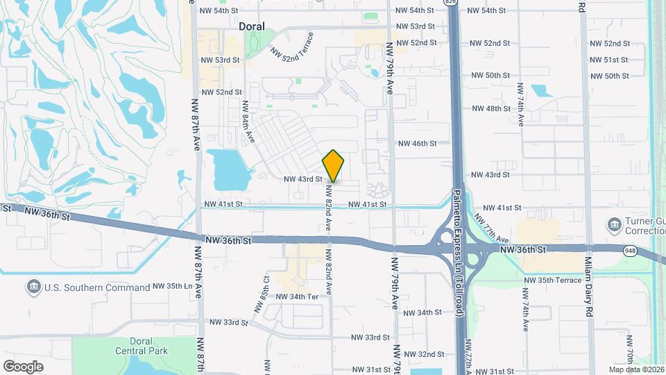 8185 NW 42nd St, Unit B2 Map and Location Details