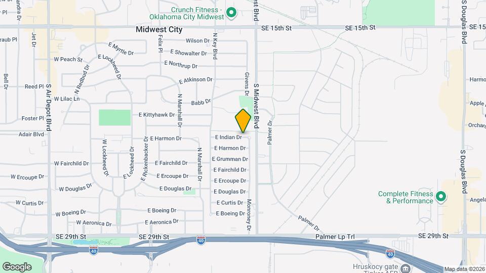 551 E Indian Dr Map and Location Details