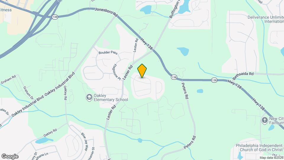 6121 Hickory Ln Dr Map and Location Details