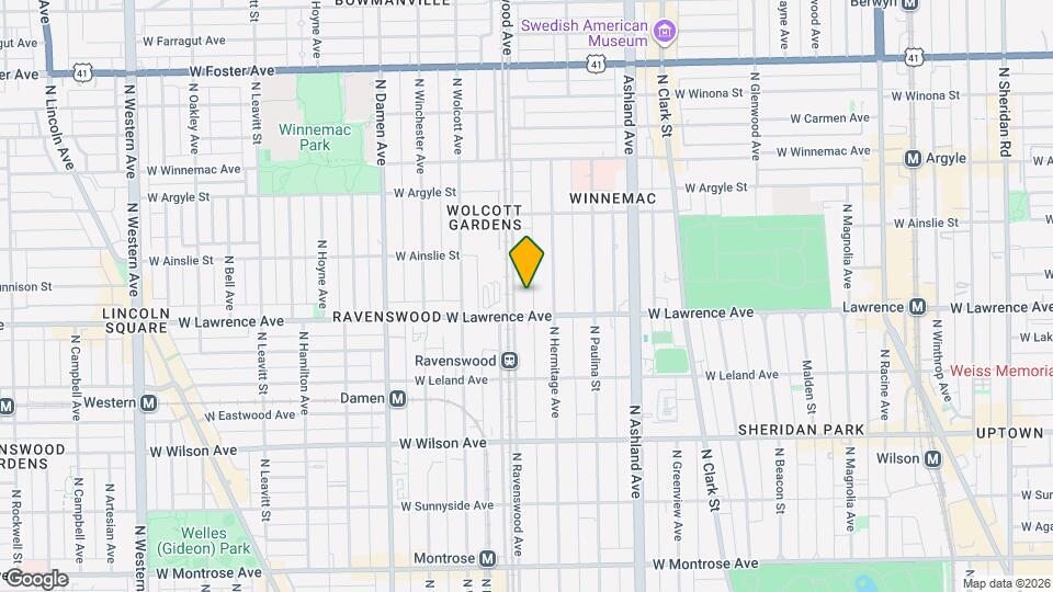 4809 N Ravenswood Ave Map and Location Details