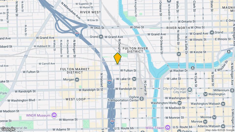 647 W Wayman St Map and Location Details