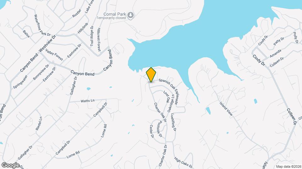 1800 Charter Oak Dr Mapa y Detalles de la Ubicación