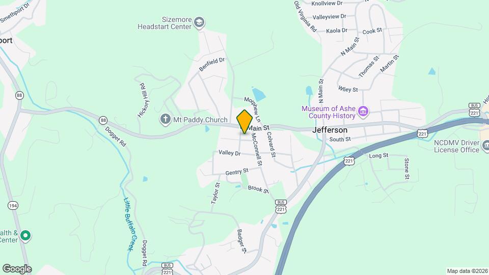 116 Faw Rowland St Mapa y Detalles de la Ubicación