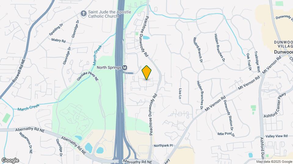 6890 Peachtree Dunwoody Rd Mapa y Detalles de la Ubicación
