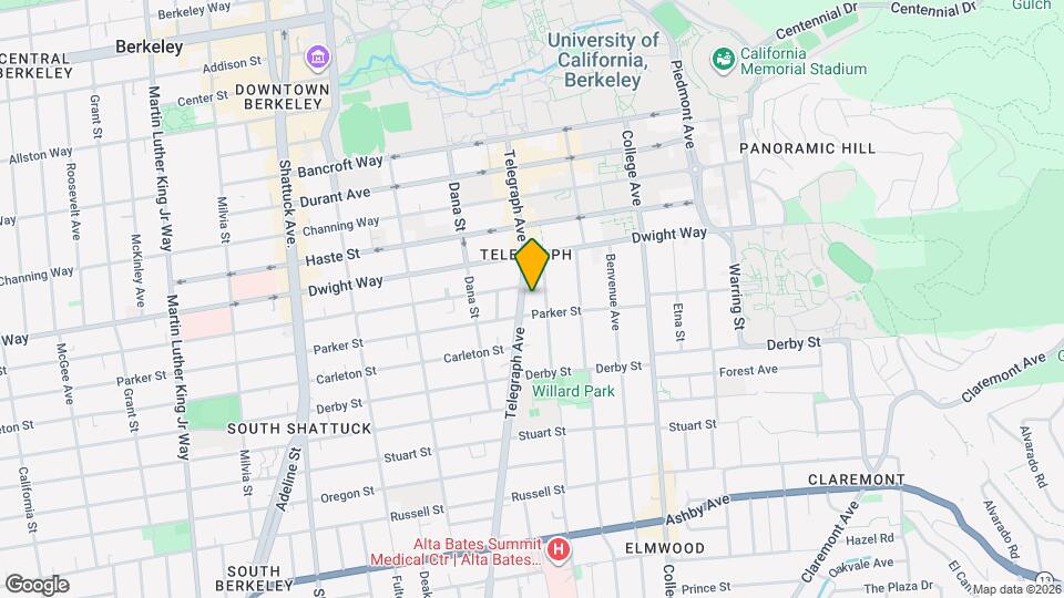Pique Berkeley Mapa y Detalles de la Ubicación