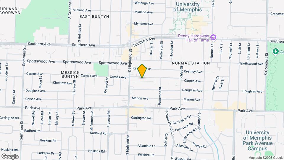 3549 Carnes Ave Map and Location Details