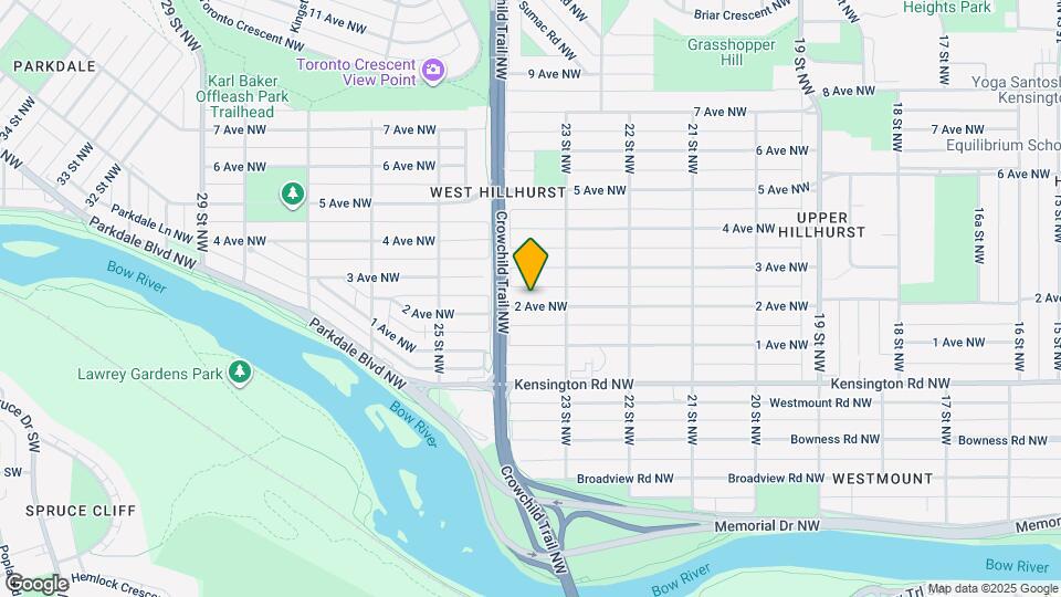 2424 2 Av NW Map and Location Details