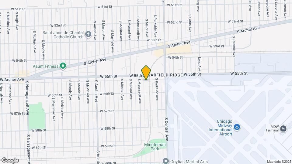 5701 W 55th St Map and Location Details