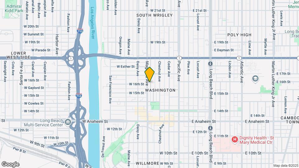 1534 Magnolia Ave Map and Location Details