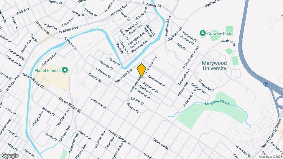 909 Richmont St Mapa y Detalles de la Ubicación