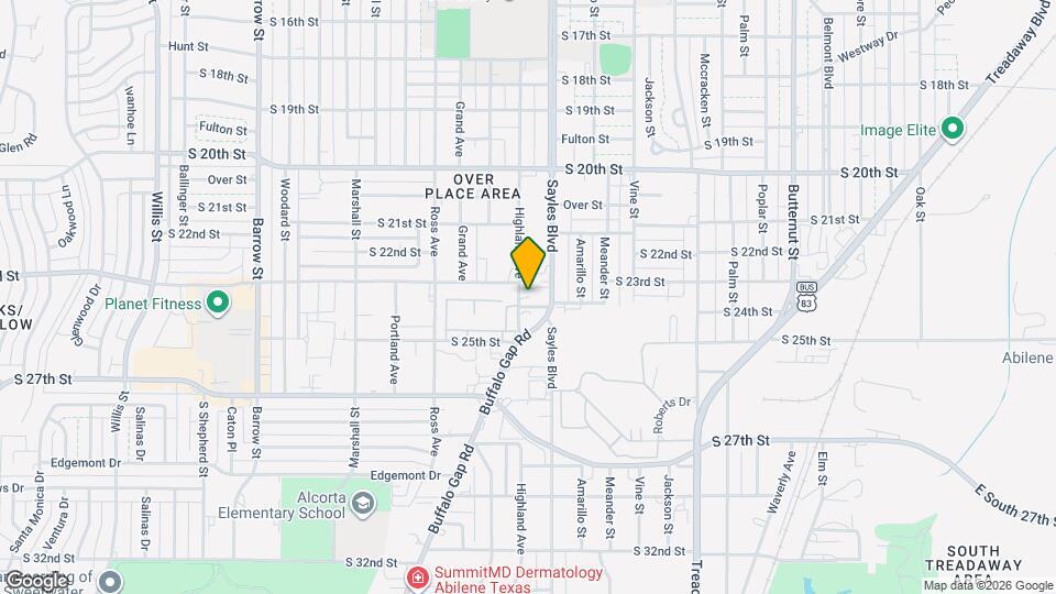 2379 Highland Ave Map and Location Details