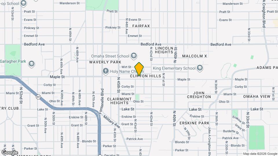 4266 Maple St Map and Location Details