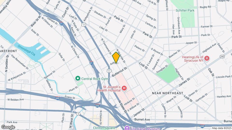 817 N Townsend St Map and Location Details