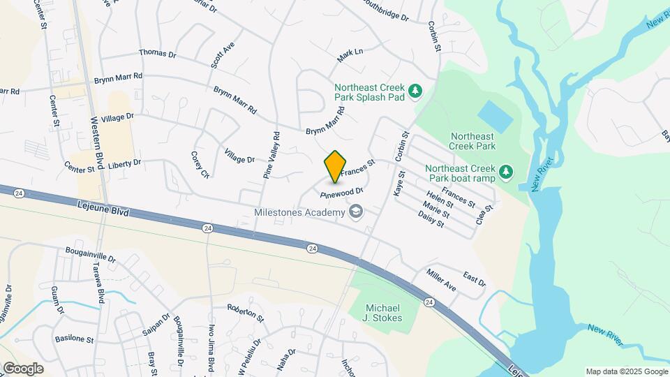 721 Pinewood Dr Map and Location Details
