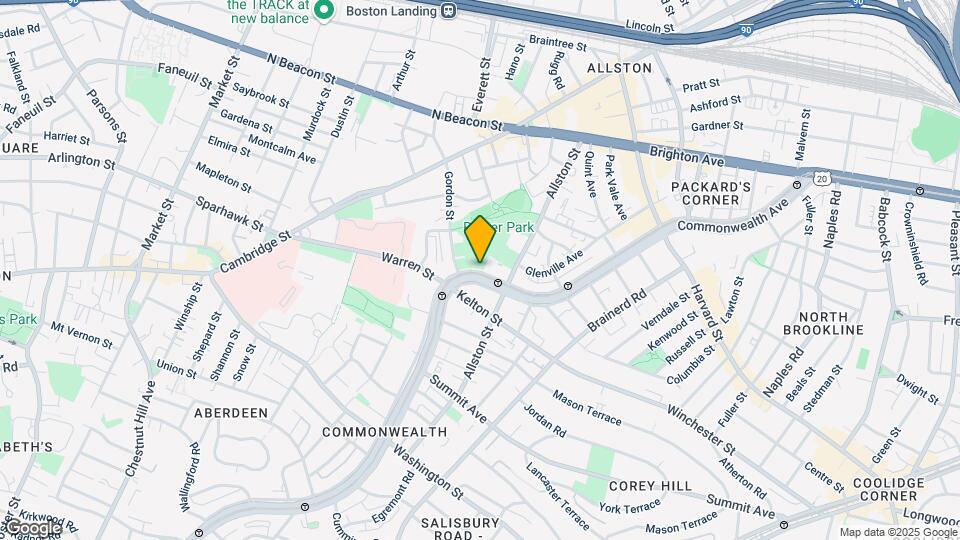 1409 Commonwealth Avenue, Unit 301 Map and Location Details
