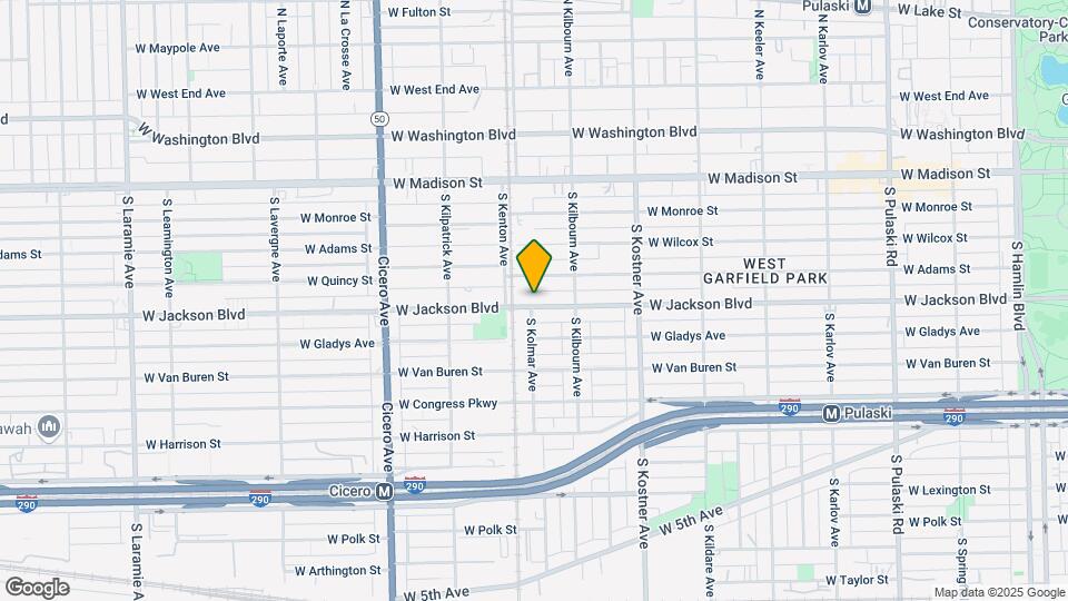 4540 W Jackson Blvd Mapa y Detalles de la Ubicación