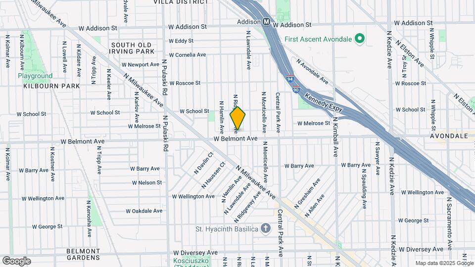 3203 N Ridgeway Ave Mapa y Detalles de la Ubicación