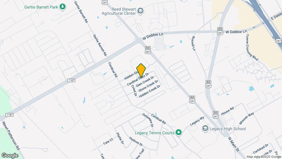 1201 Cardinal Oaks Dr Map and Location Details