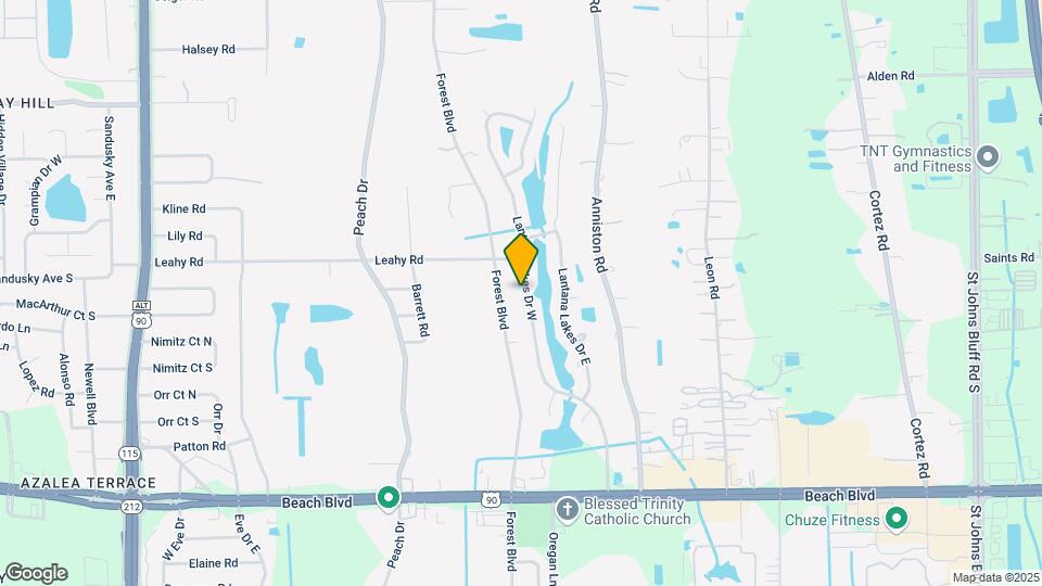 2858 Lantana Lakes Dr W Map and Location Details