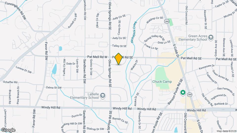 50 Peachtree Cir SE Map and Location Details