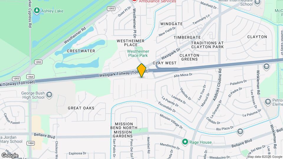 16231 Rancho Blanco Dr Map and Location Details