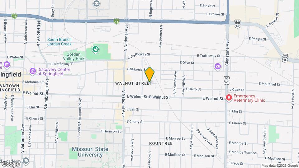1348 E McDaniel St, Unit 2 Map and Location Details