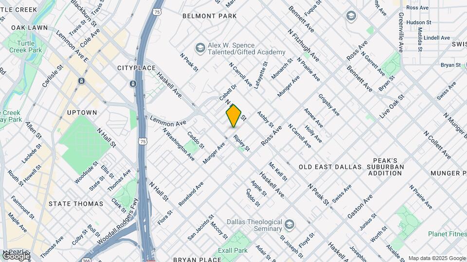 4117 Munger Ave Map and Location Details