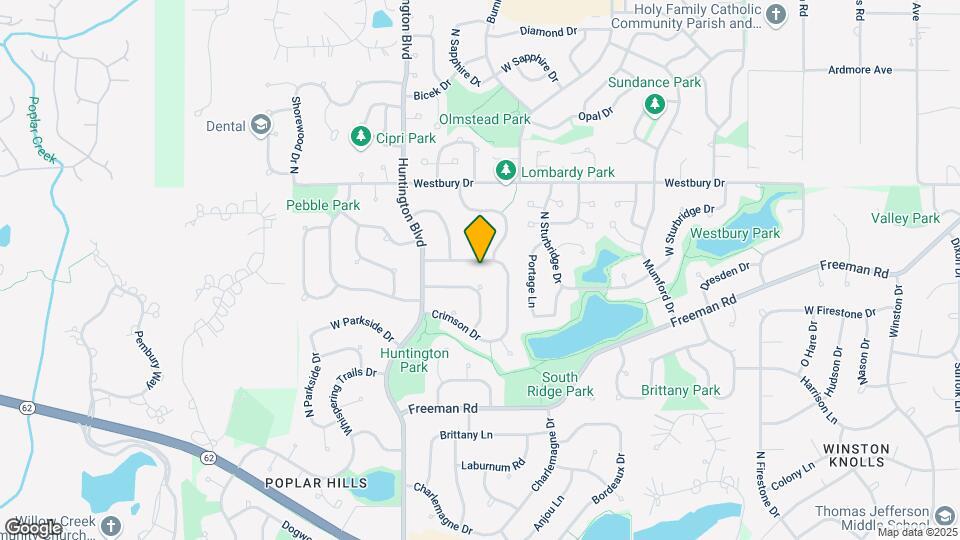 1575 Buckthorn Dr Map and Location Details