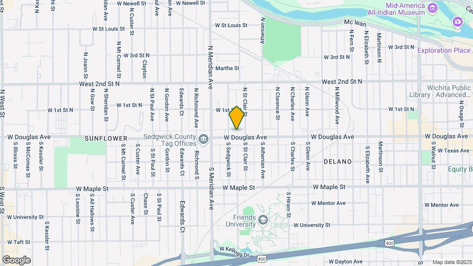 2316 W Douglas Ave Map and Location Details