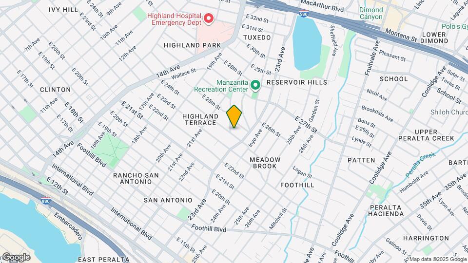 2204 E 24th St Mapa y Detalles de la Ubicación