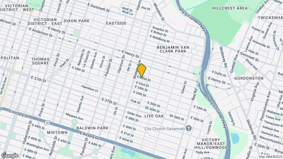 1119 E 32nd St Map and Location Details