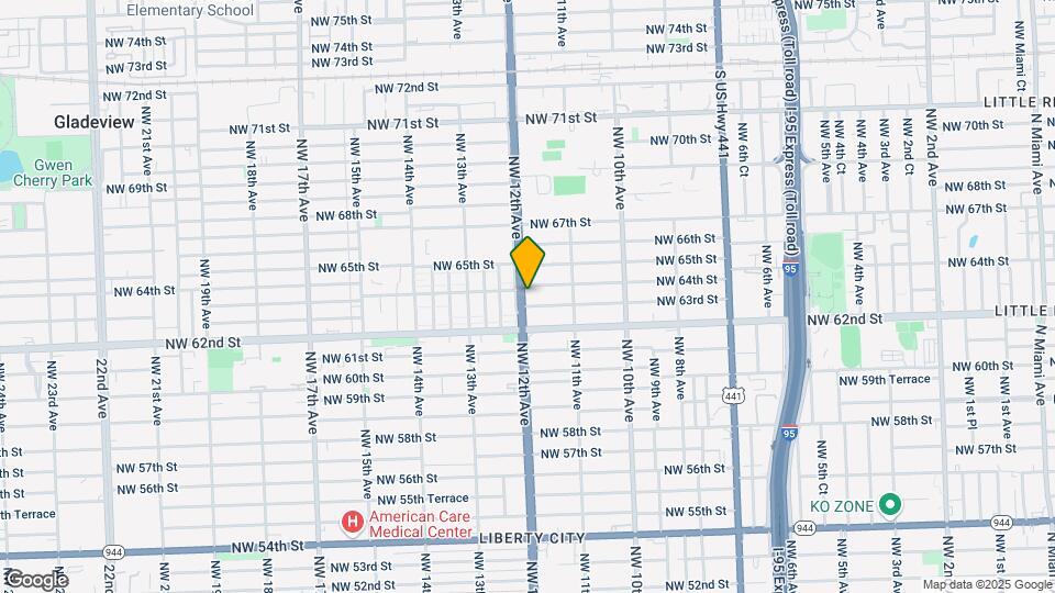 6321 NW 12th Ave Map and Location Details