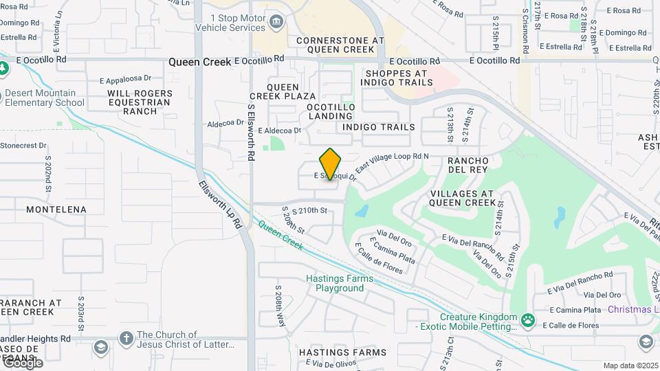 20962 E Vía Del Palo Map and Location Details