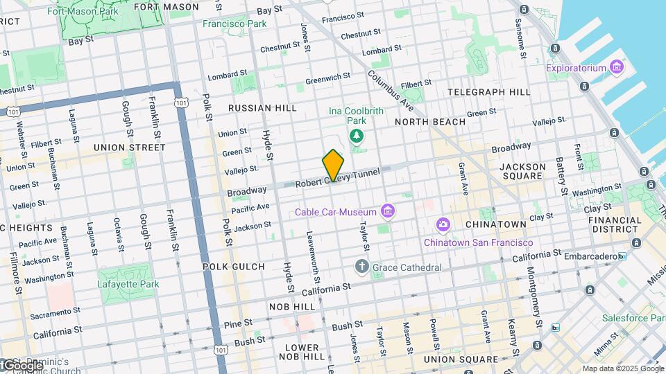 1620 Jones St Mapa y Detalles de la Ubicación