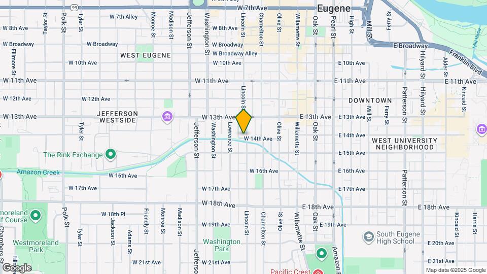 1392 Lincoln St Map and Location Details