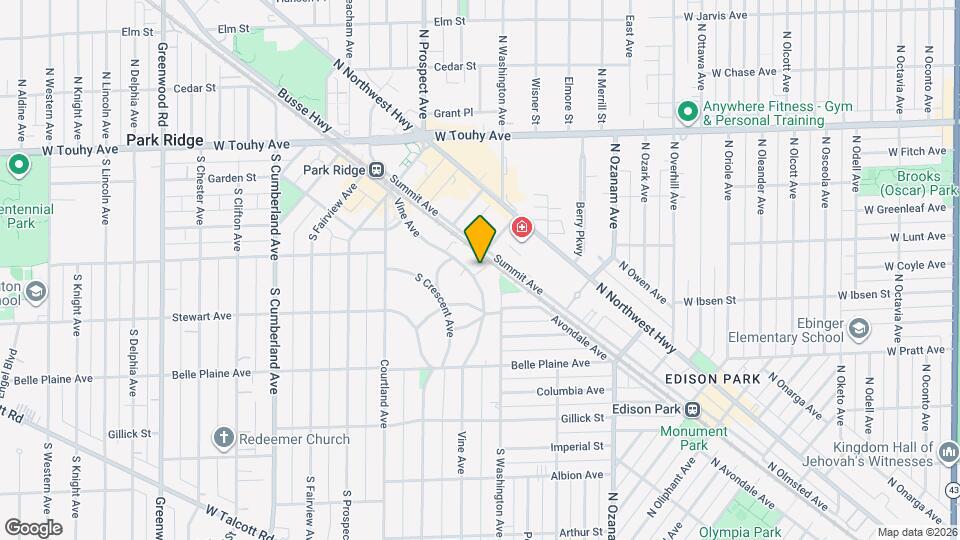 319 Vine Ave Map and Location Details