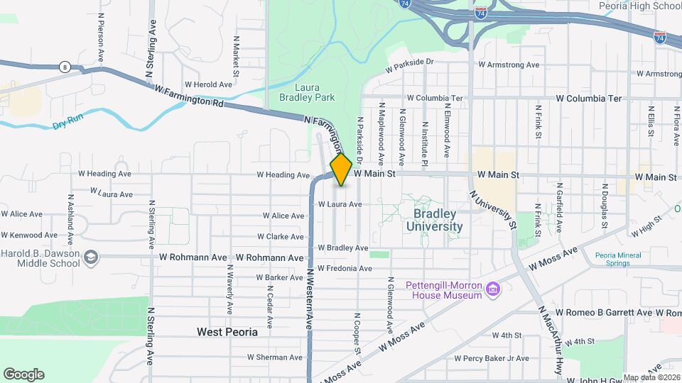 912 N Rebecca Pl Map and Location Details