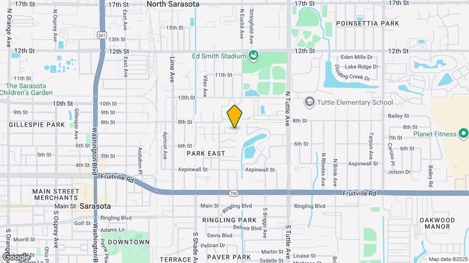 746 N Jefferson Ave Map and Location Details