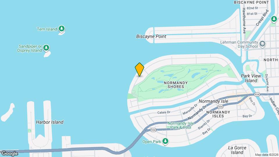 1070 N Shore Dr Map and Location Details