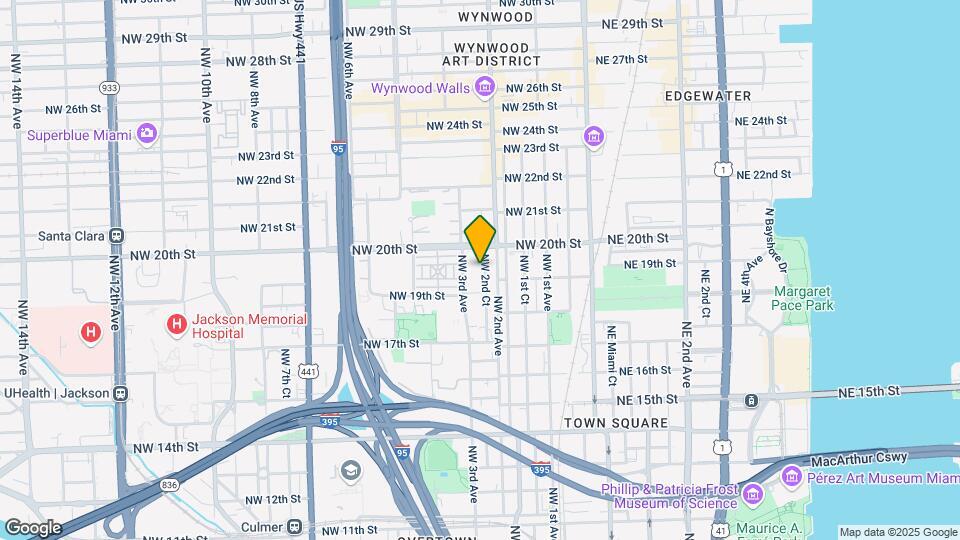 1936 NW 2nd Ct, Unit A12 Map and Location Details