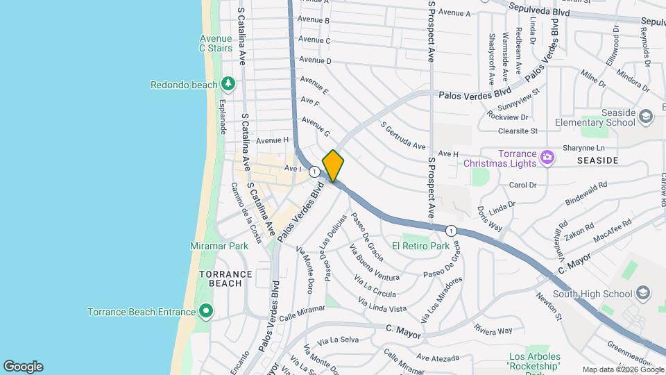 84 Palos Verdes Blvd Map and Location Details