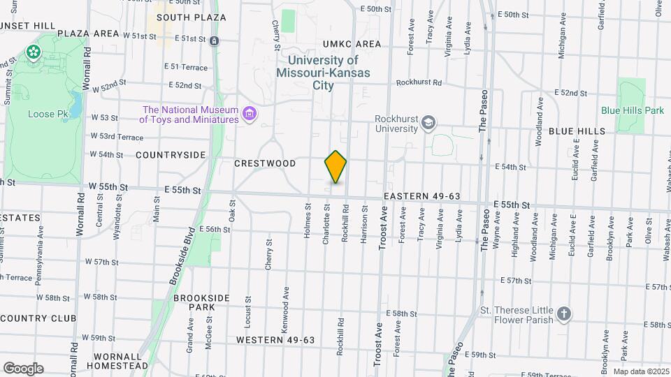 5437 Charlotte St Map and Location Details