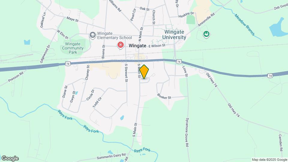 209 S Main St Wingate NC Apartments and Nearby Wingate Apartments For